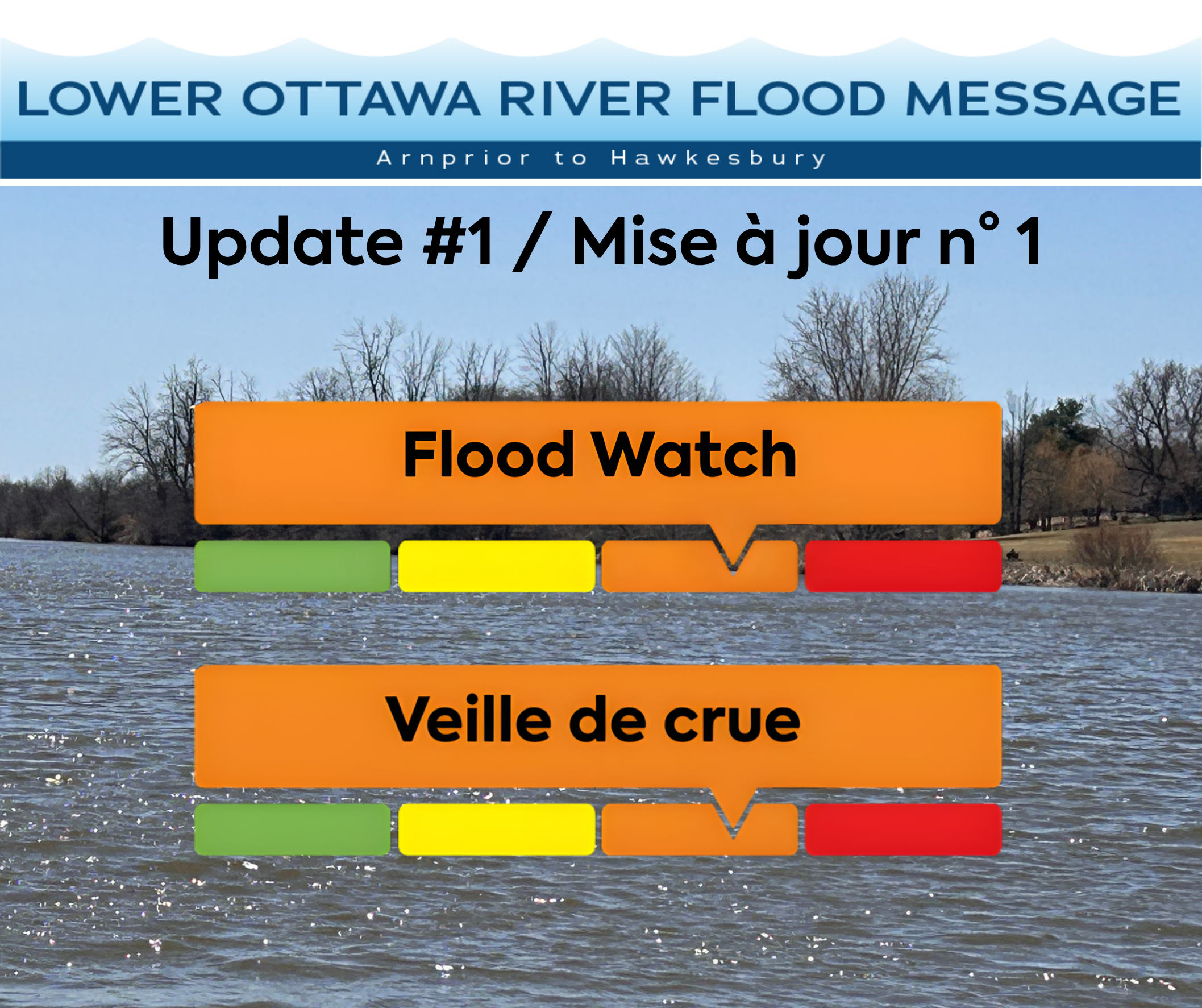 Flood Watch Update #1 - Lower Ottawa River
