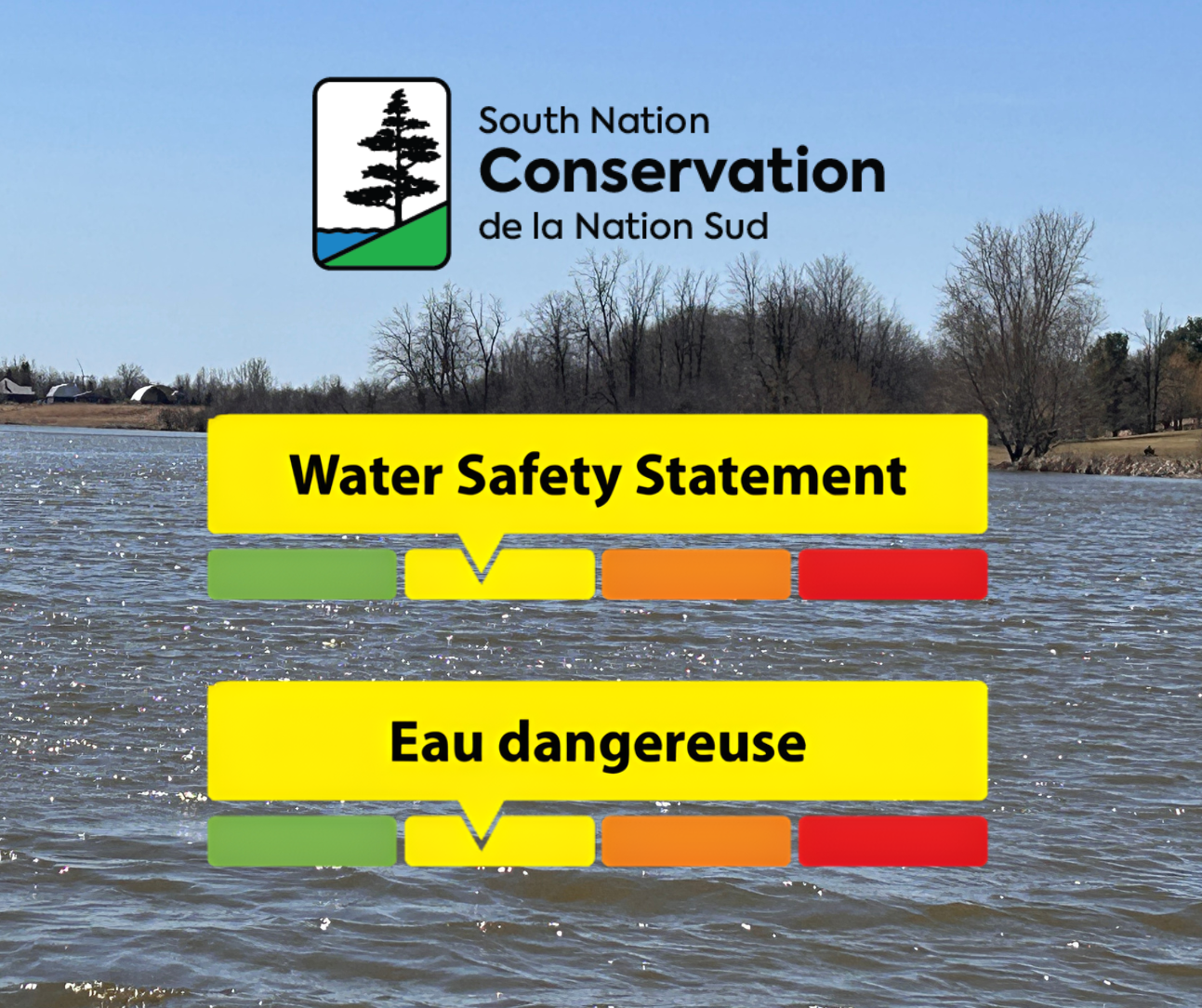 water safety statement notice graphic